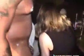 Bridgeclub women completely insane in a stripclub