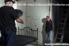 Grandpa Films His First Movie With Hot Girl