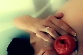 Rolling my rose out of my gape