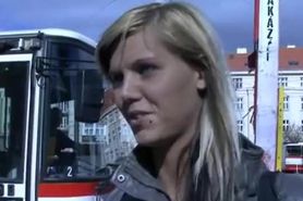 CZECH STREETS  Ilona takes cash for public sex
