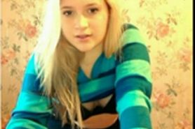 Webcam with hot young russian blonde ri