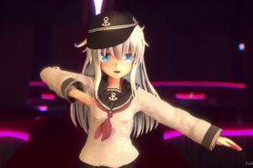 MMD Kancolle Hibiki Conqueror Sex Show (Submitted by s2sp)