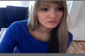 German beautiful teen on webcam Part 1