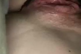 Soaking wet pussy can’t stop cumming