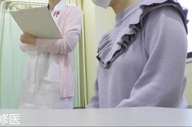 Upskirt Nurse & Doctor Check Big Tits Woman