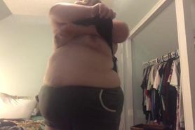 BBW Stripping For The Camera