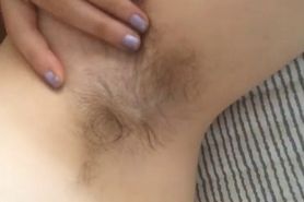 Hairy Teen Shows off Armpits