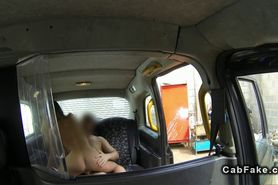 Busty British beauty pov banged in fake taxi