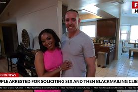 FCK News - Hot Couple Caught Blackmailing On Camera