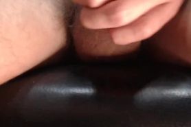 muscul dady jerking his cock
