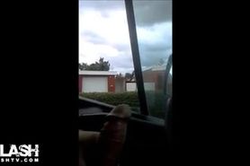 Cock Flash In Car For Danish Teen