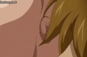 Sultry anime babe getting humped