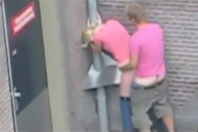 Real street sex in Amsterdam