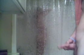 Hot young couple in the shower
