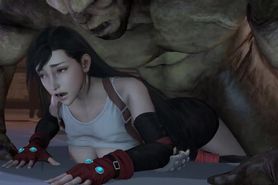 Final Fantasy Hentai - Tifa get fucked by a huge dick (with Sounds)