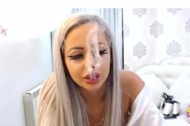 Romanian Smoking Fetish CamGirl  MelanieLexxx