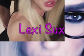 Lexi Sux Plays With 7 inch secret