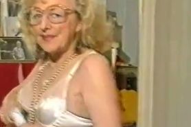 Granny in her Girdle and Nylons