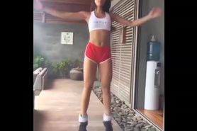 Amanda Cerny hot workout