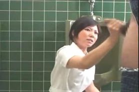 Piss Mosaic: Japanese Nurse Handjob