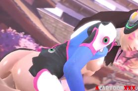 Big tits 3D babes fucked doggystyle and cowgirl