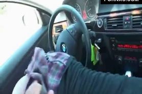 Amazing fuck in the car