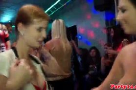Amateur euro partyslut spitroasted by stripper