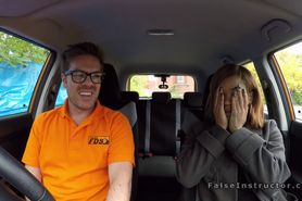 Ebony makes a deal with driving instructor