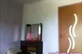 Big tits girl dances on live webcam