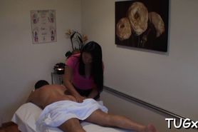 Sex for a dude during massage - video 26