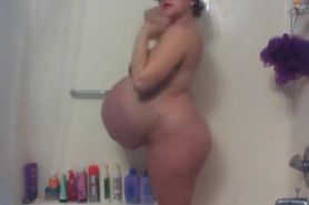 huge pregnant shower