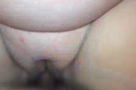Shaved english pussy gets creampie