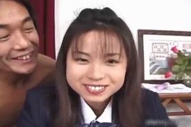 Nasty Japanese schoolgirl gets fingered part4