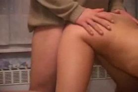 Cute Young Teen's First Anal -