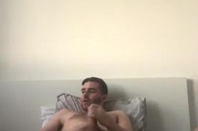 My stepbrother watching porn on uncles bed with his feet out