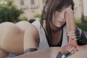 Tifa Lockhart Blowjob and Cumshot with Cloud