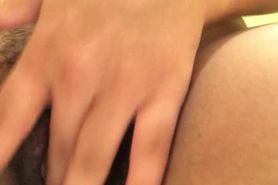 Teen masturbation finger my tight pussy