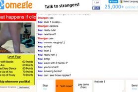 OMEGLE GAME 5 Sexy Teen Girl