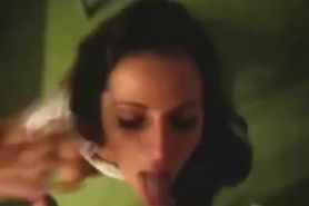 good amateur cum to mouth and on the face mix