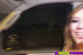 Blonde and hot Kelly Greene gets picked up and fucked by stranger