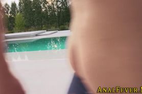 Ass fingered and fucked blonde sucks