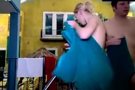 Nadine Brandstatter Breasts,  Butt Scene  in Fit For Fun Tv