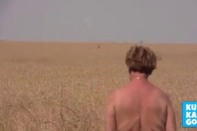 Mature nude outside - video 2