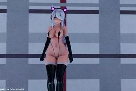MMD HAKU Black Suit Number Nine T-ARA (THICC BOOTY)(Submitted by __ORION__)