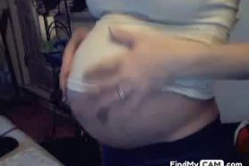 Apregnant with big boobs brown areolas at webcam MrNo