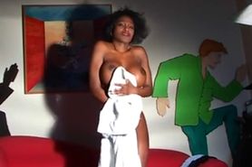 Ebony girl big tits