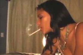 Black Girl Smoking