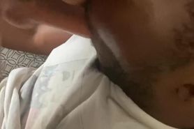 White Jock Gags Black Jock Throat And Drops His Load In His Mouth