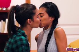 Emily Willis and Ember Snow have to have sex with each other
