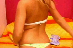 Hot girl in stockings rub clit in webcam SexAtCams